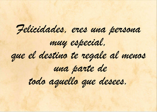 Felicitación Cumpleaños Nº5