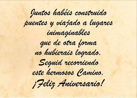 Felicitación Aniversario Boda Nº4