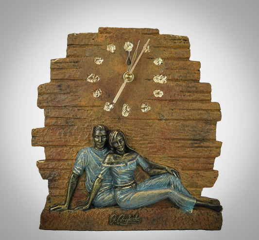 Reloj de mesa PAREJA TUMBADA