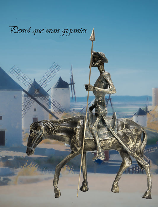 DON QUIJOTE A CABALLO