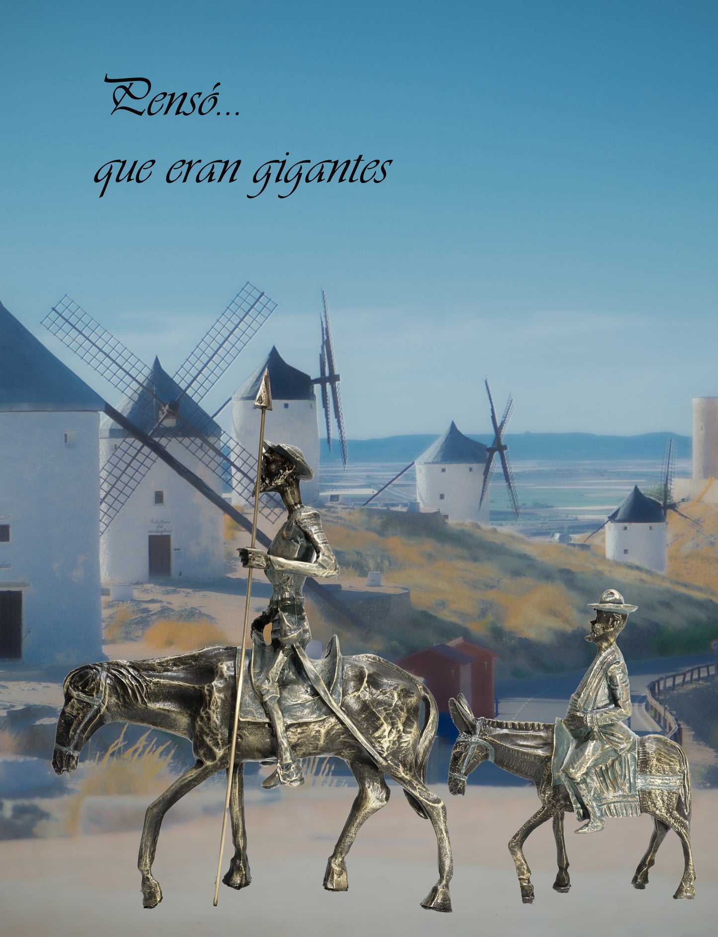 DON QUIJOTE A CABALLO