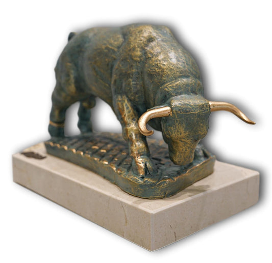 TORO AMERICANO ACABADO BRONCE VERDE