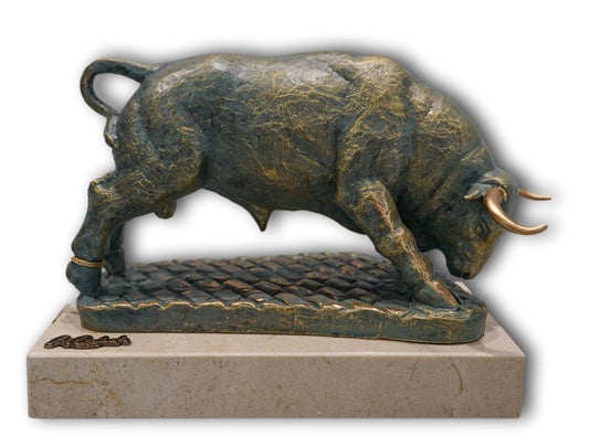 TORO AMERICANO ACABADO BRONCE VERDE