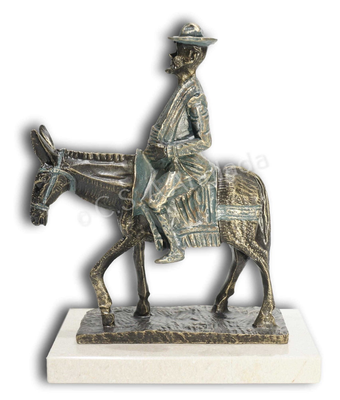 SANCHO PANZA EN BURRO