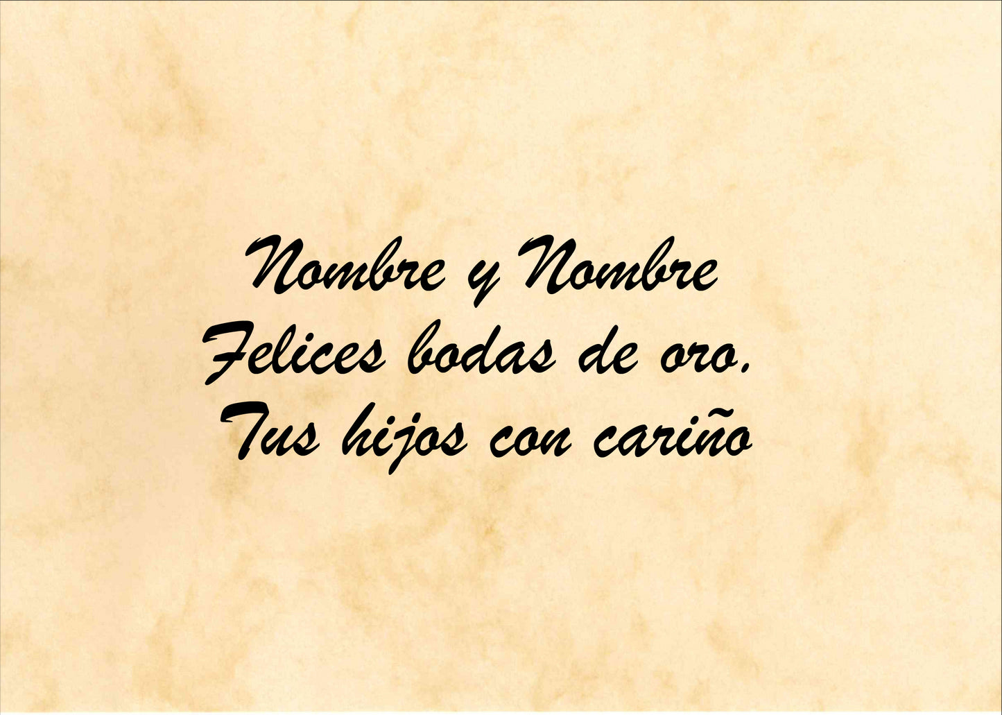 Felicitación Boda de oro Nº3