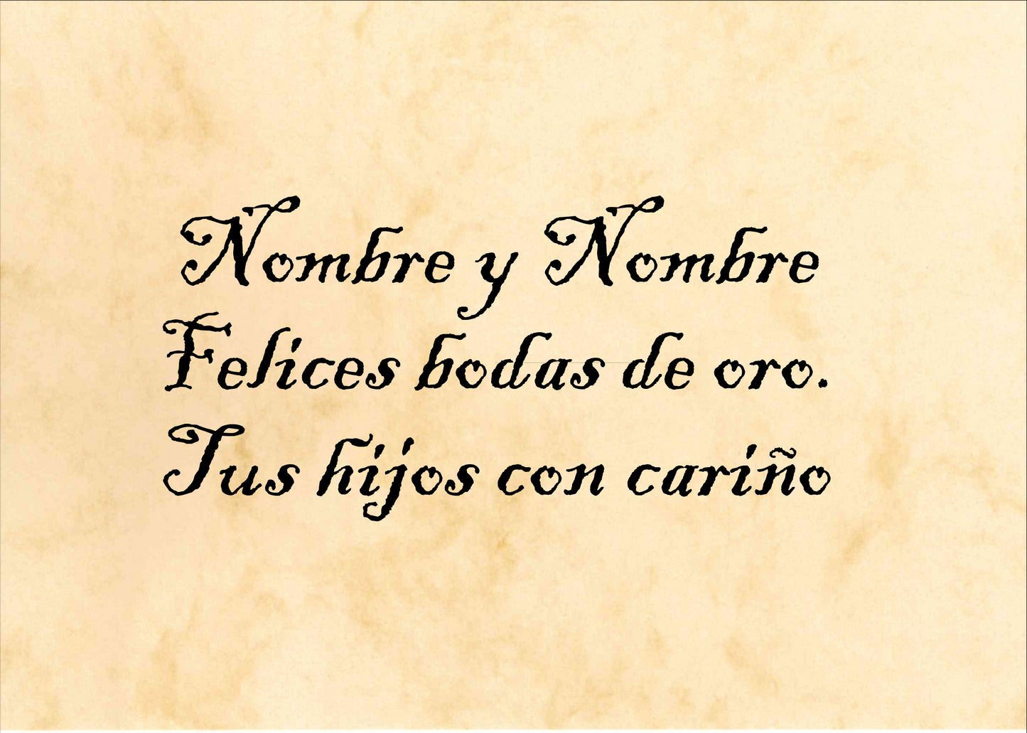 Felicitación Boda de oro Nº3