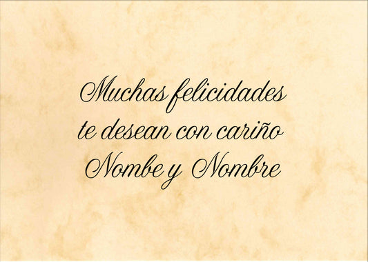 Felicitación Cumpleaños Nº1