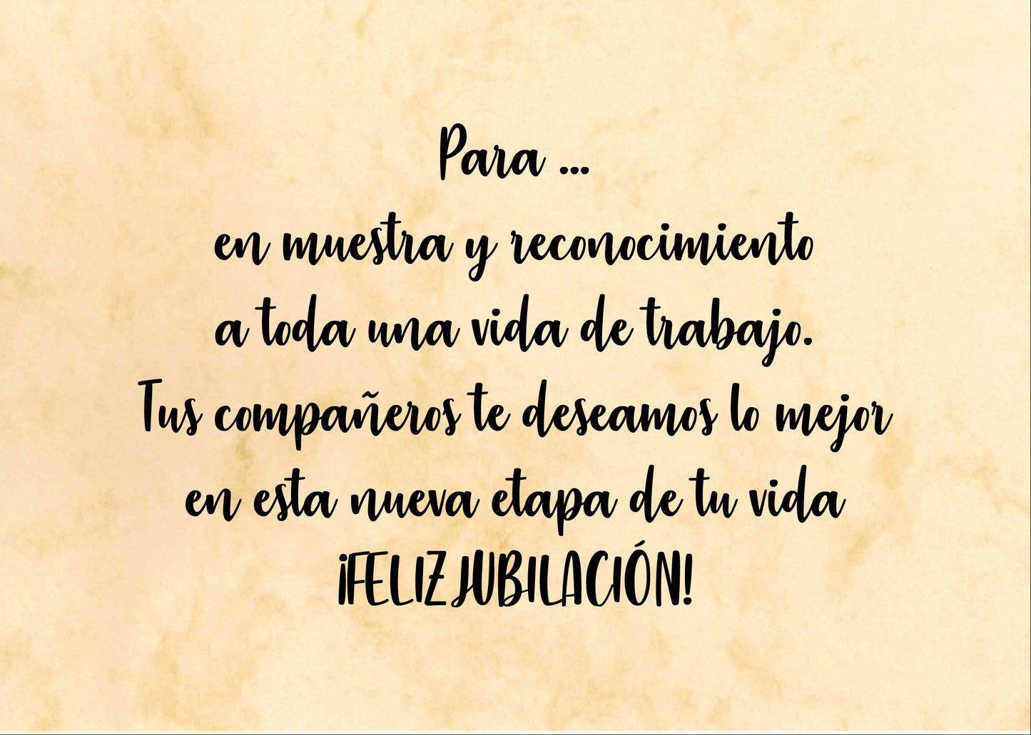 Felicitación Jubilación Nº1