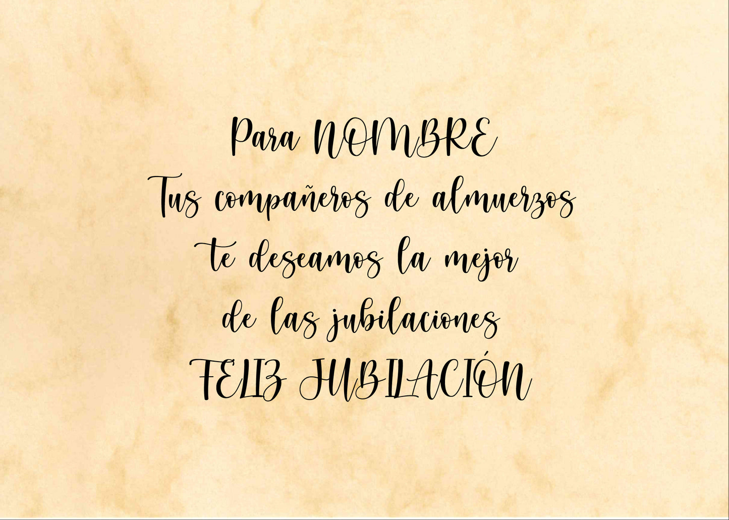 Felicitación Jubilación Nº2