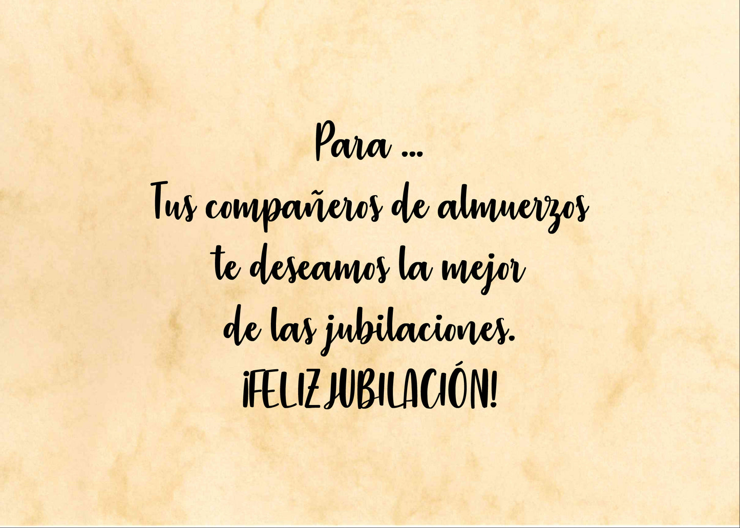 Felicitación Jubilación Nº2