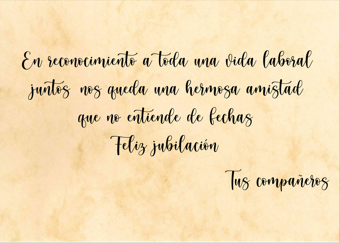 Felicitación Jubilación Nº5