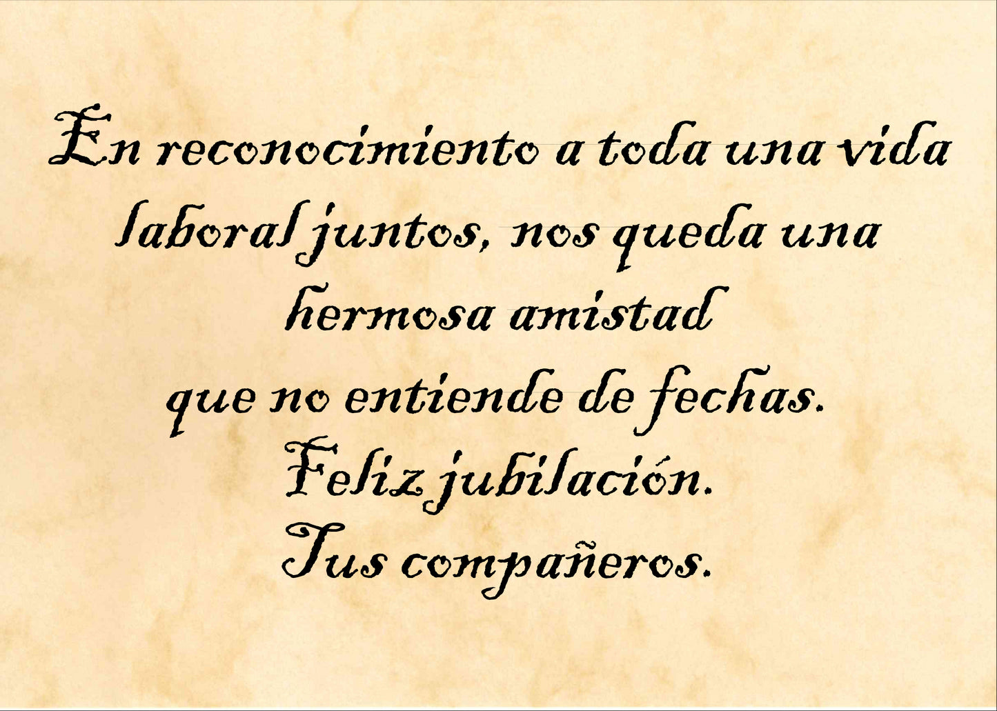 Felicitación Jubilación Nº5