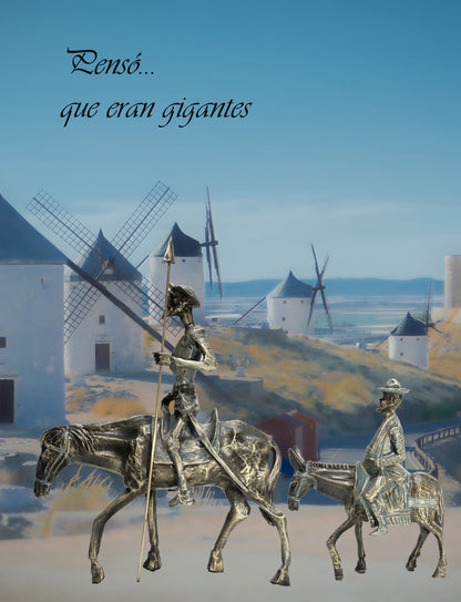 DON QUIJOTE A CABALLO