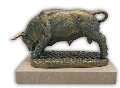 TORO AMERICANO ACABADO BRONCE VERDE