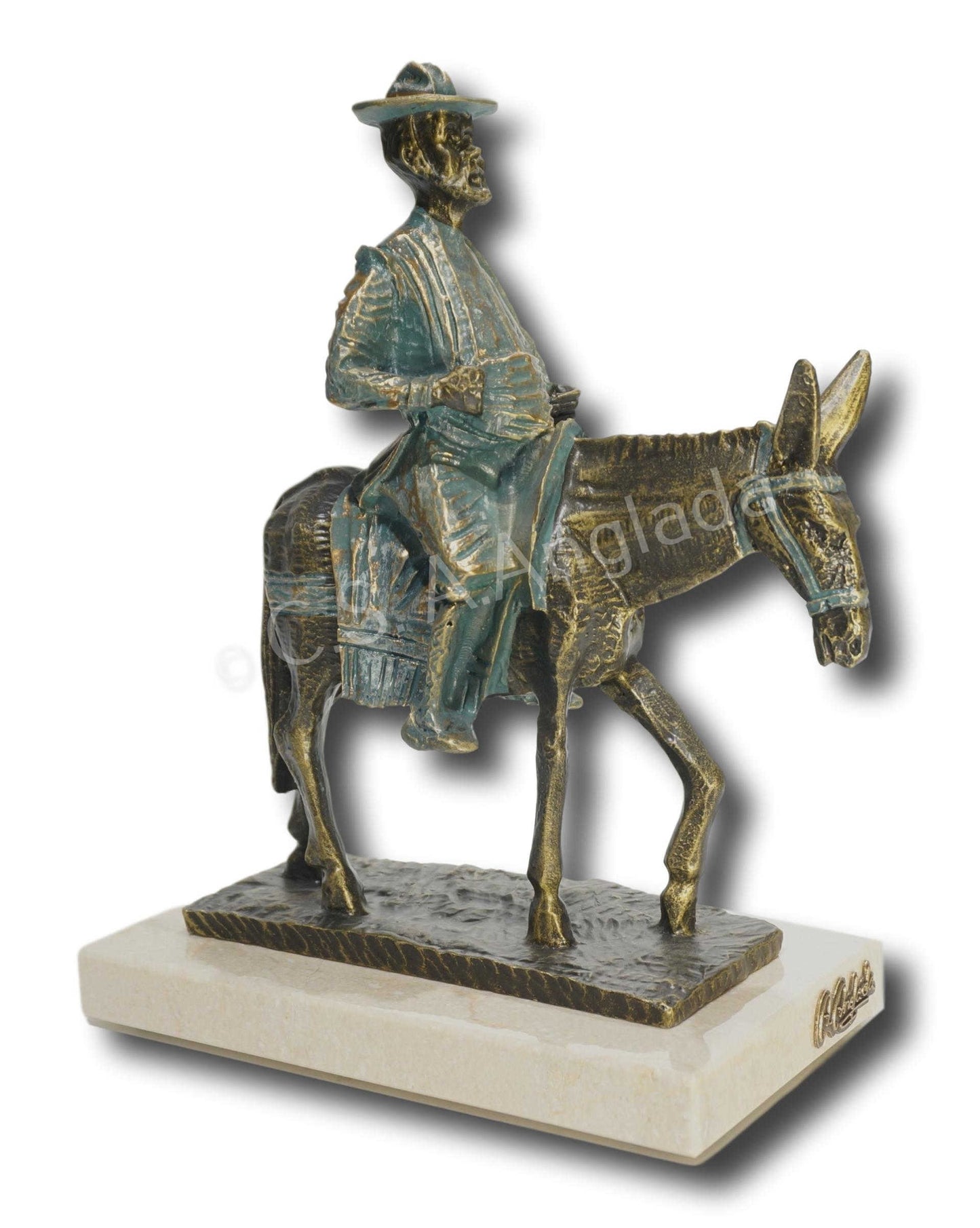 SANCHO PANZA EN BURRO