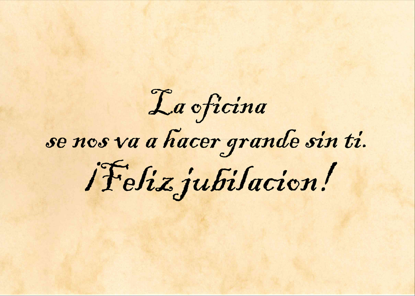 Felicitación Jubilación Nº3